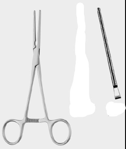 Атравматичний затискач КУЛІ (COOLEY), під кутом, 17,0 см (cm)